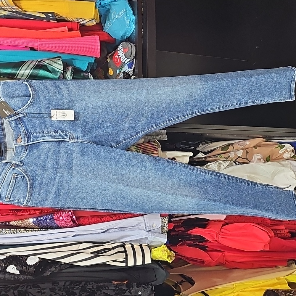 Express Skyscraper Mid Rise Jeans
